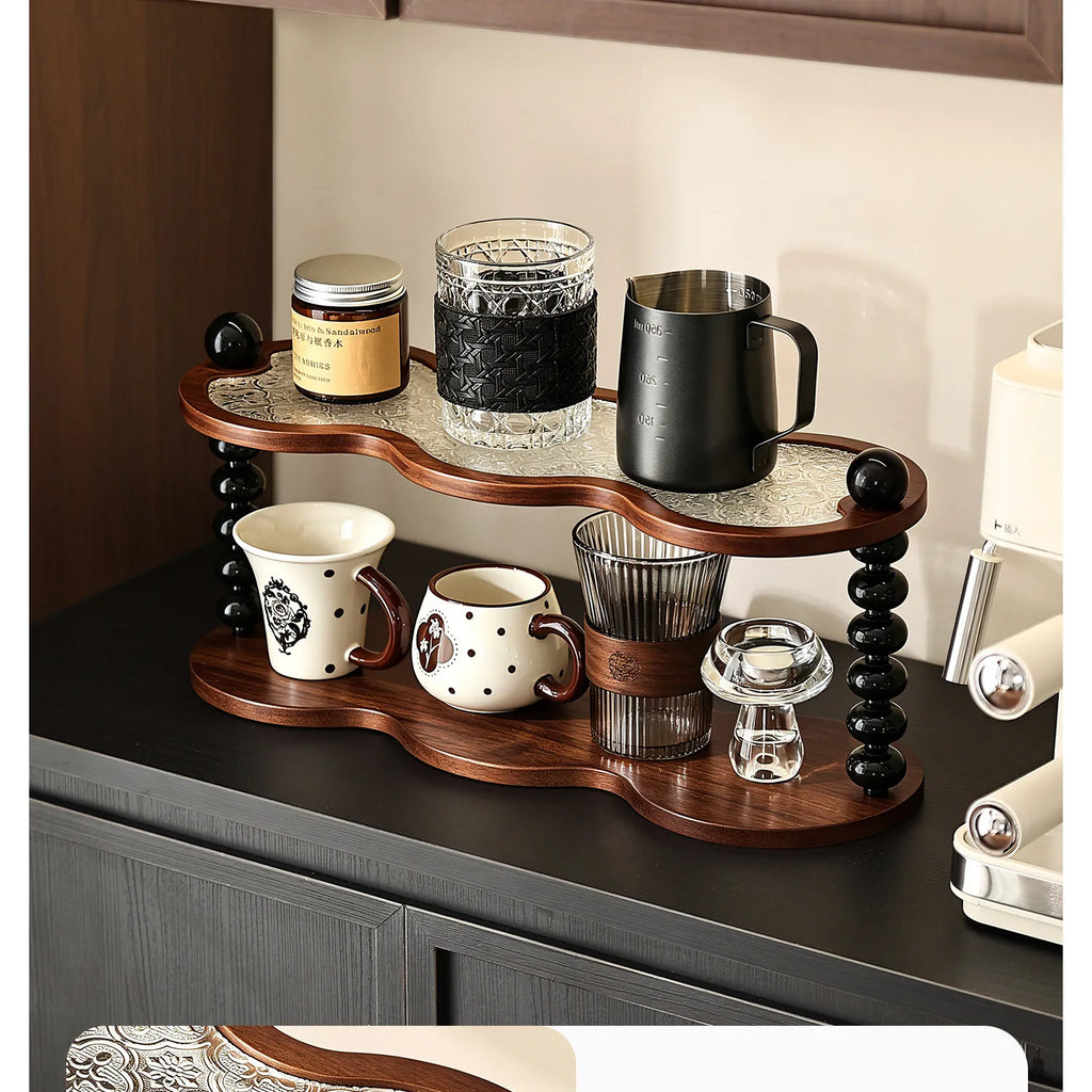 Storage Kitchen Shelf Perfume Trinket Candy Display Stands Spice Glasses Organizador Cocina Household Items Clearance