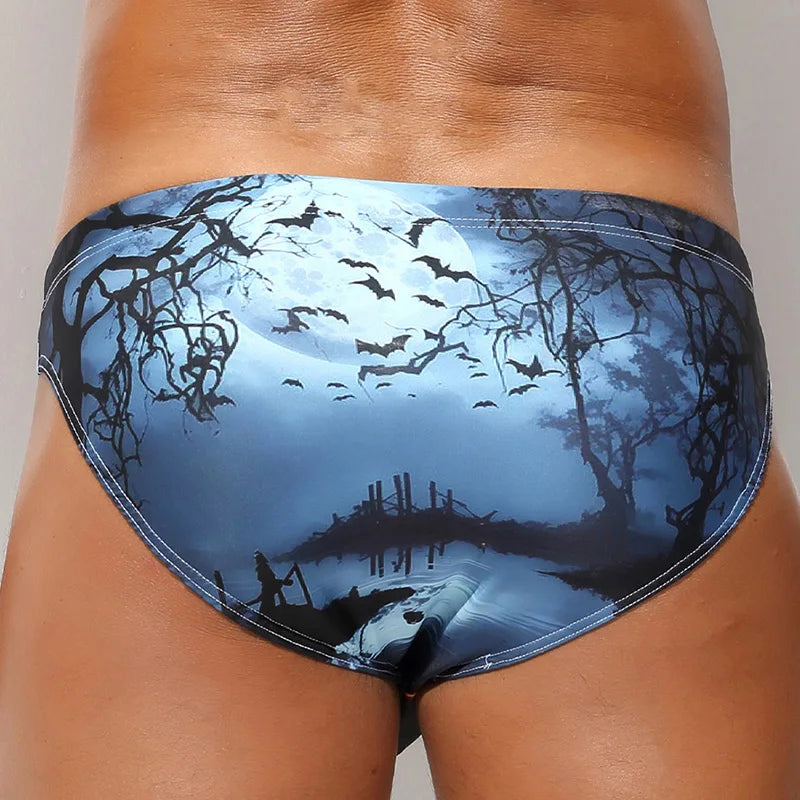 Men's Sexy Bikini Swimsuit Beach Underwear Board Shorts Surfing Man Bathing Briefs Breathable Stretch Underpants