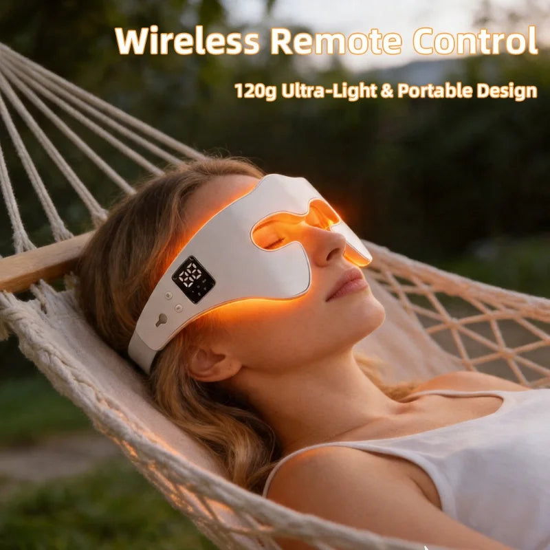Red Blue Light Eye Beauty Device Household LED Infrared Beauty Instrument ESM Eye Massager Beauty Eye Mask