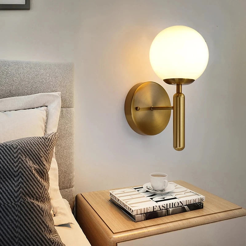 Modern LED Glass Ball Pendant Lights Magic Bean Ceiling Chandelier Hanging Lamp for Living Bedroom Decor Suspension Light