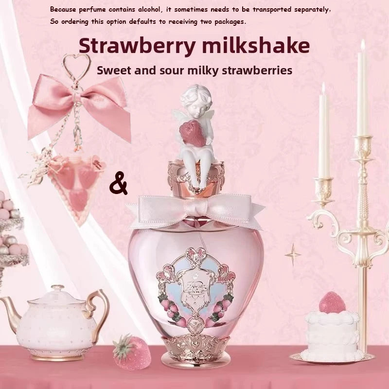 Flowerknows Eau De Parfum The Strawberry Cupid Perfume 1.7 oz / 50ml Lasting Women's Floral Gourmand Perfume for Women for Gifts