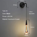 Modern Home Decoration Small Wall Light Nordic Luxury Crystal Creative Living Room Wall Decoration Water Droplet Wall Lamps