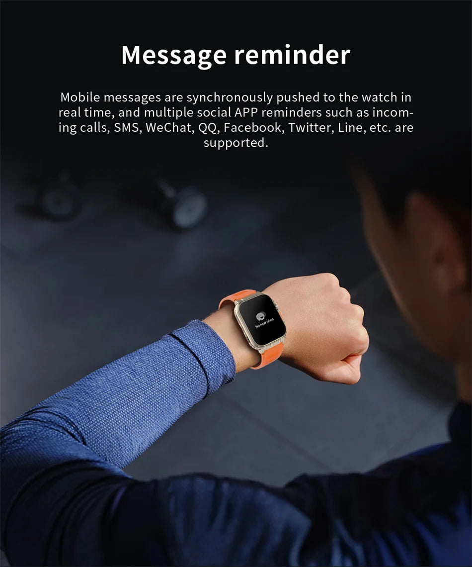 LIGE 600mAh New Smart Watch Men Outdoor Sports Fitness Bracelet Blood Pressure Clock IP68 Waterproof Men Smartwatch For Android