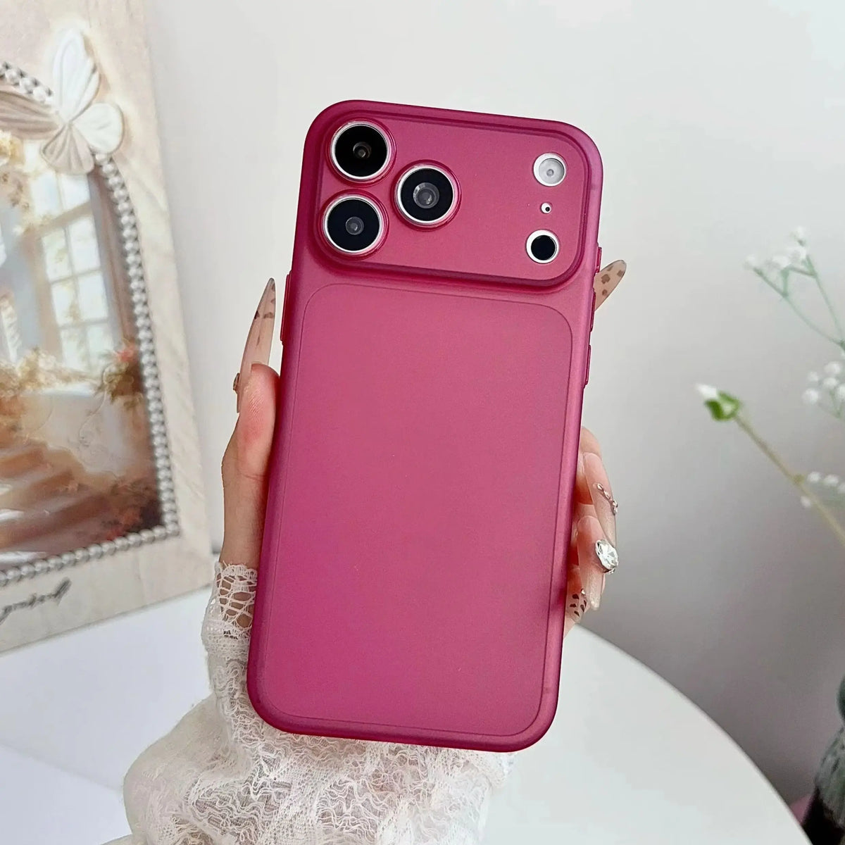 Luxury Slim Translucent Case For iPhone 17 Air 16 15 14 13 12 Pro Max Plus Camera Protect Shockproof Matte Clear TPU Soft Cover