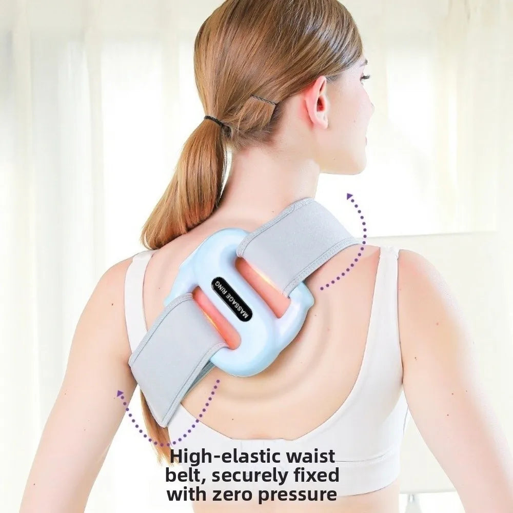 Multifunctional Fascia Massage Ring 5 Levels Vibration Electric Body Slimming Machine Fat Burning Low Noise