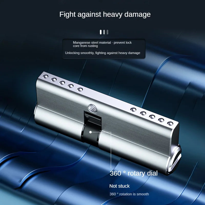 High quality European standard lock cylinder,Anti-theft Door Lock Core Super C-class Door Lock Universal Household,8-Master Keys