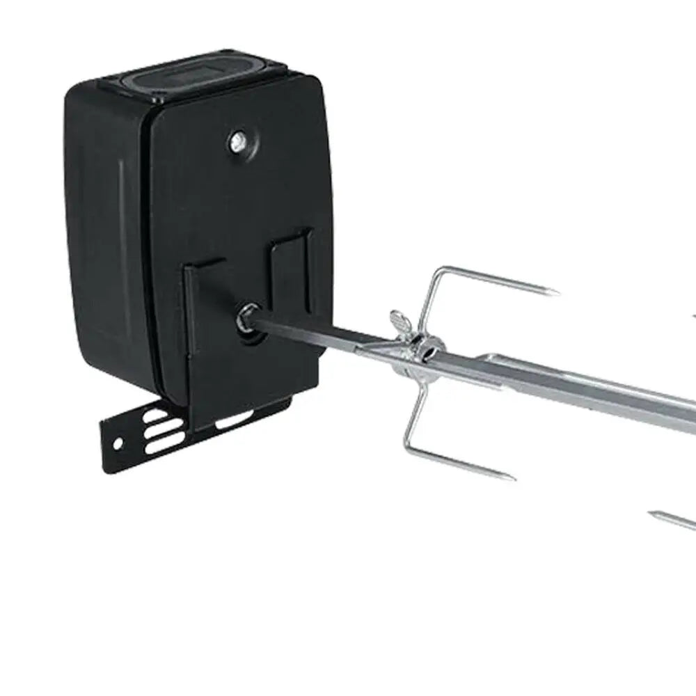 New Electric BBQ Grill Spit Roaster w/ 120 cm long cableRod Outdoor Barbecue Grilling Rotisserie Kit