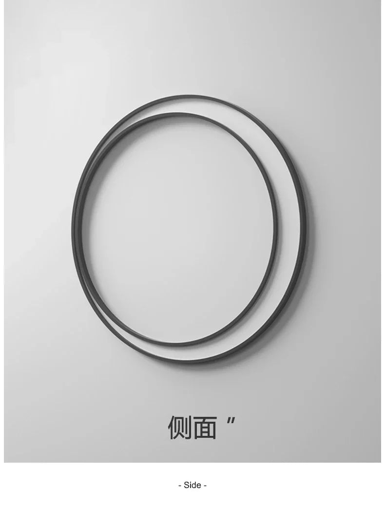 Modern IP65 Waterproof LED Outdoor Wall Light Villa Terrace Garden Street Light Round Moon Background Porch Lamps