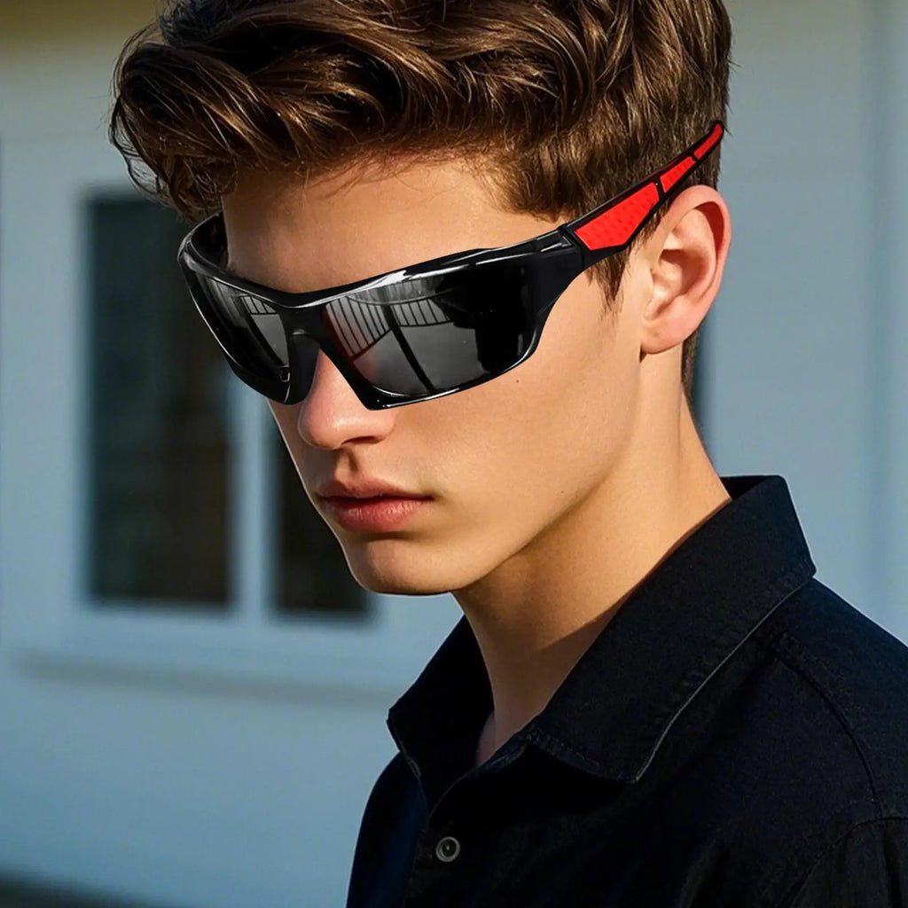 Mens Sun Glasses Lightweight Sun Glasses Polarized Sunglasses Outdoor night vision driver driving cycling sports glasses