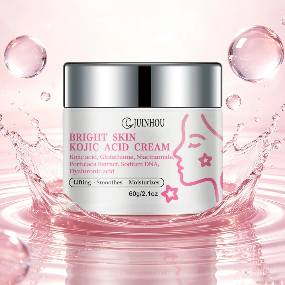 JUINHOU Lightweight Non‑greasy Moisturizing Face Cream For Dull Skin Daily Facial Hydrating Brightening Skin Care For Home Skin