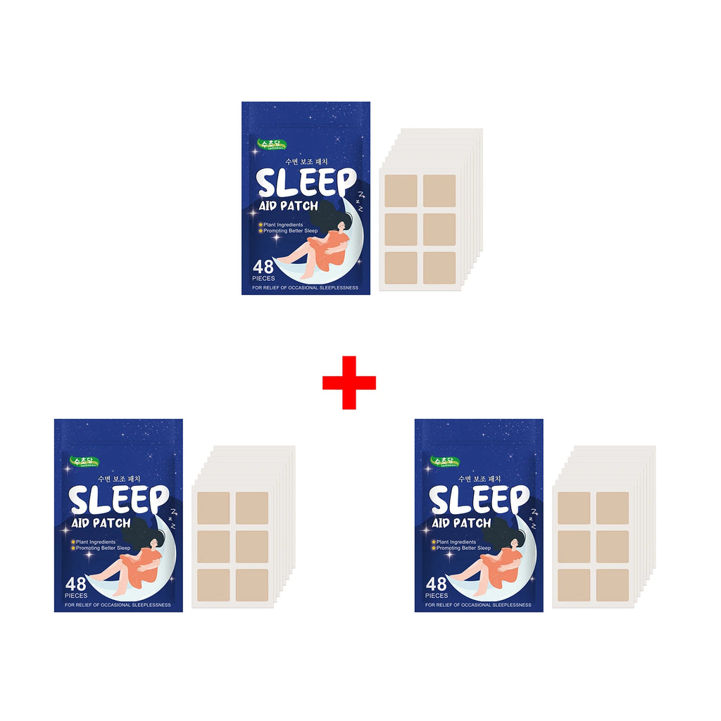 Herbal Sleep Patch Relieve Insomnia Adjust Rest Patterns Relax Tense Nerves Quickly Fall Asleep Deep Slumber Peace Mind Stickers