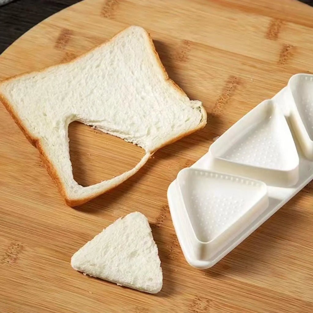 Sushi Mold Maker 6 Cavity Triangle Rice Ball Onigiri Mold Bento Box Tools Non Stick Kitchen Gadgets for Meal Prep Cooking DIY