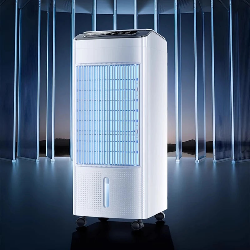 Air conditioning fan air cooler household bedroom silent small mobile water-cooled fan  air cooler  ventilador portátil