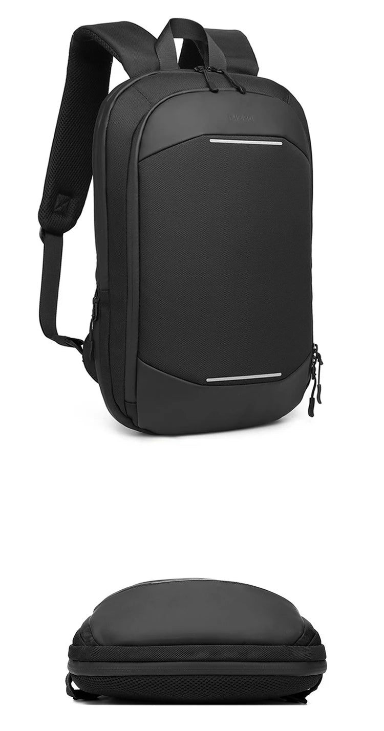 Laptop Backpack Laptop Thin Laptop Bag Unisex 14-Inch Simple Business Backpack Lightweight Casual Expandable School Students Bag