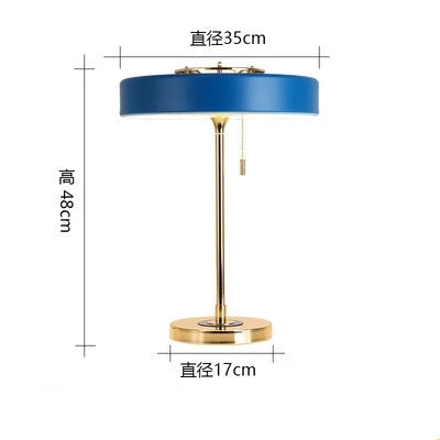 Nordic Novelty Table Lamp Modern Luxury Desk Light with E27 Bulb for Bedroom Bedside