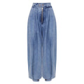 Lantern Pants Denim for Women 2025 Summer Autumn Retro Casual Baggy Harem Pants Soft High Waist Denim Bloomers