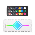 TEUCER Fan Intelligent Temperature Control 5v3 Pin Divine Light Synchronization ARGB Hub PWM HUB Wireless Remote Control