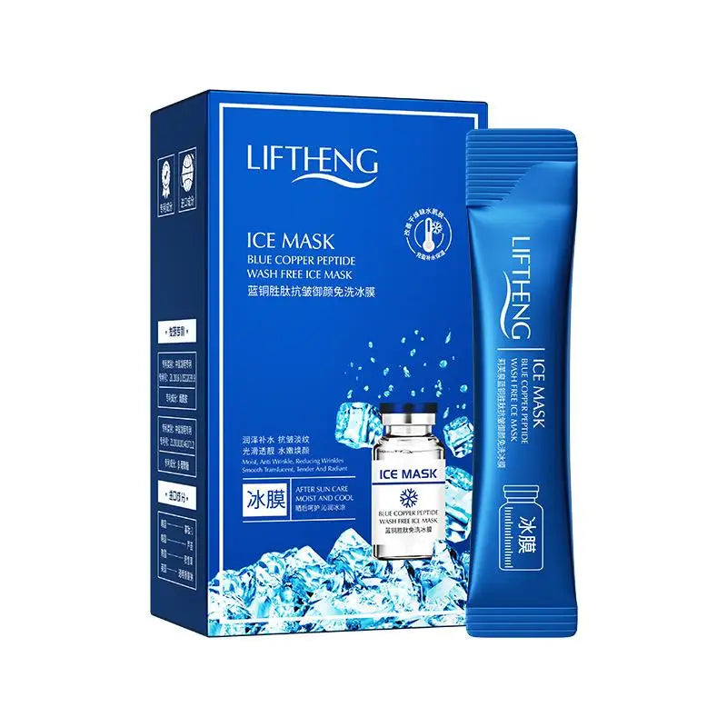 Blue Copper Peptide Face Serum Moisturizing Plumping and Radiant Skin Care Rejuvenation Repair Facial Essence