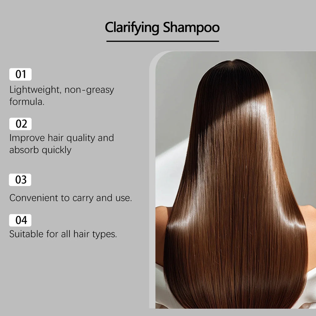GleamXi Polygonum Multiflorum Shampoo Moisturizing Hair Relieve Dryness Scalp Anti Frizz Boost Luster Ginseng Hair Shampoo 100ml