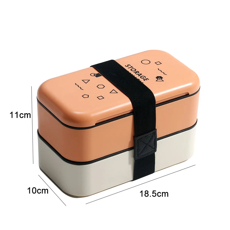 Lunch Box Eco Friendly Food Container Bento Microwave Heated Lunch Box for Kids Health Food Box Lunchbox Meal Prep Containers