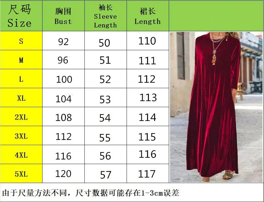 2025 Elegant Long Sleeve Velvet Dress Autumn Spring New Style Puffy Collar Slimming Tummy Covering Mid-Length Sleev Dress