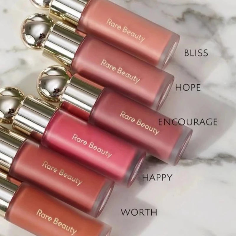 Rare Beauty Soft Pinch Liquid Blush Cream Lasting Lightweight Waterproof Makeup Moisturize Lip Gloss Happy Hope Encourage Bliss