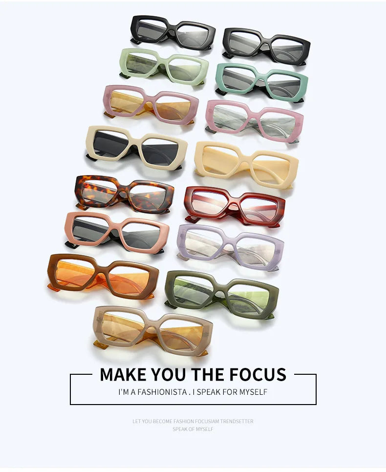 Square Reading Glasses For Women Optical Lens Prescription Men's Eyeglasses Big Thick Frames Presbyopic Eyewear Trendy