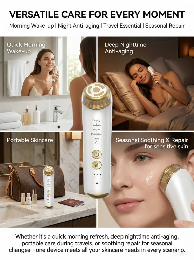 3 Gears Face Lifting Device Face Massager Eye Beauty Instrument Home Use EMS Microcurrent Facial Toning Device