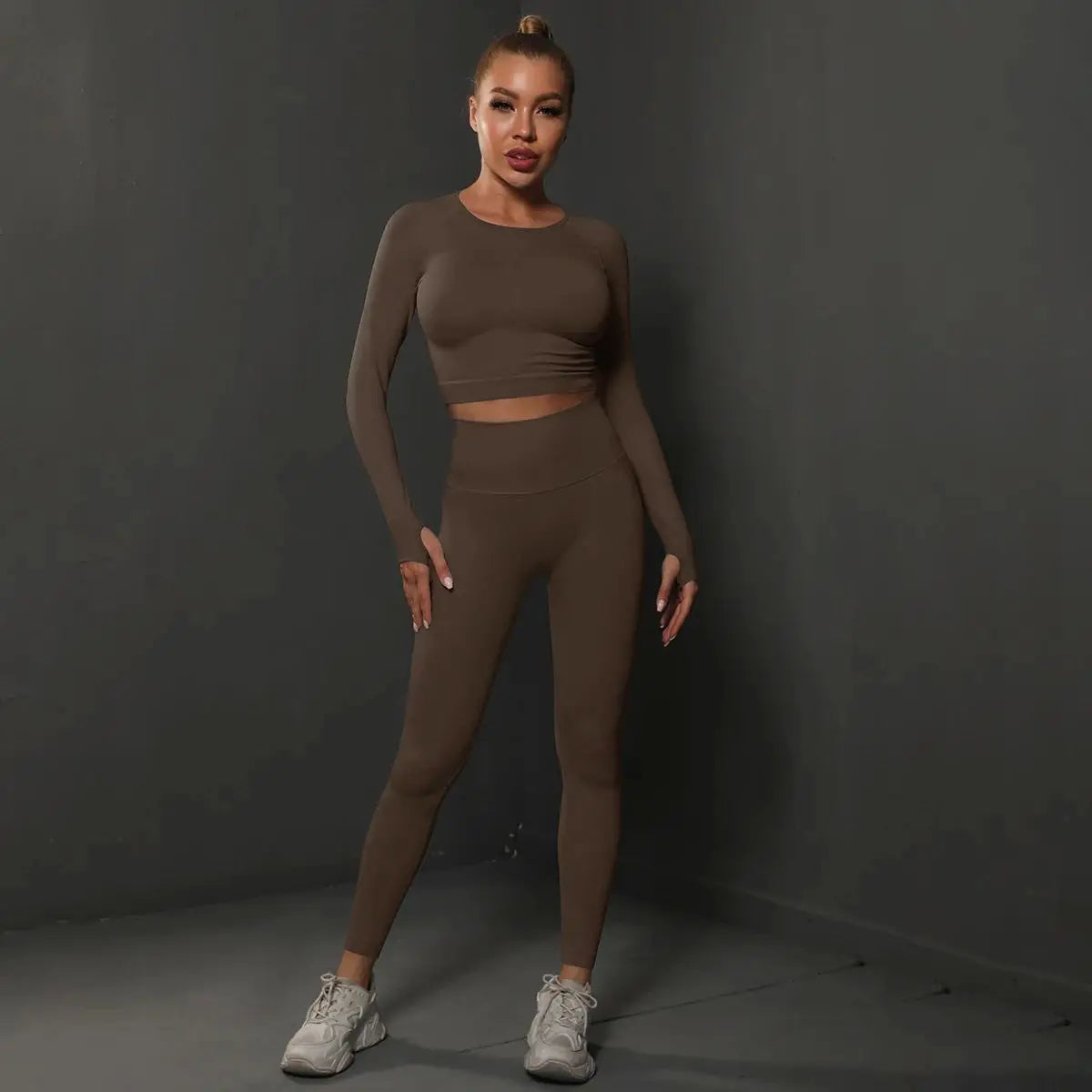 High Waist Seamless Yoga Pants Elastic Fitness Sports Tight Women's Clothing XJGOOD Brand 18-25 Years Old Suitable