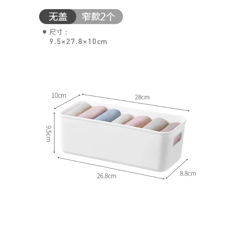 Elegant Japanese-Inspired Kitchen Organizer Multi-Compartment Drawer Storage Convenient Snack Basket for Home Use