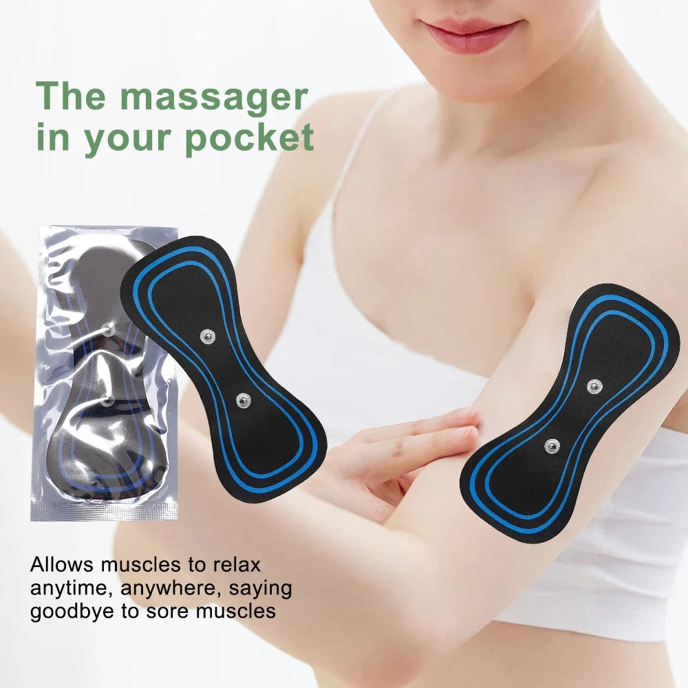 10/20Pcs EMS Muscle Stimulator Sticke Neck Massage Patch Replacement Trainer Hip Exerciser Slimming Tens Body Massager Gel Padsr
