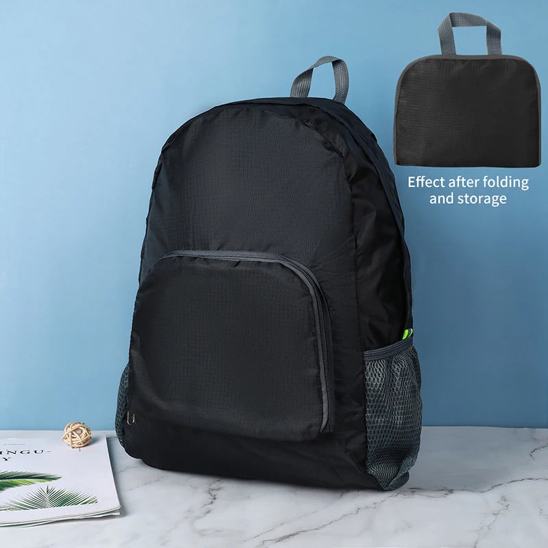 Outdoor Backpack Leisure Large Capacity Lightweight Water Proof Foldable Backpack Outdoor Travel Book Bag