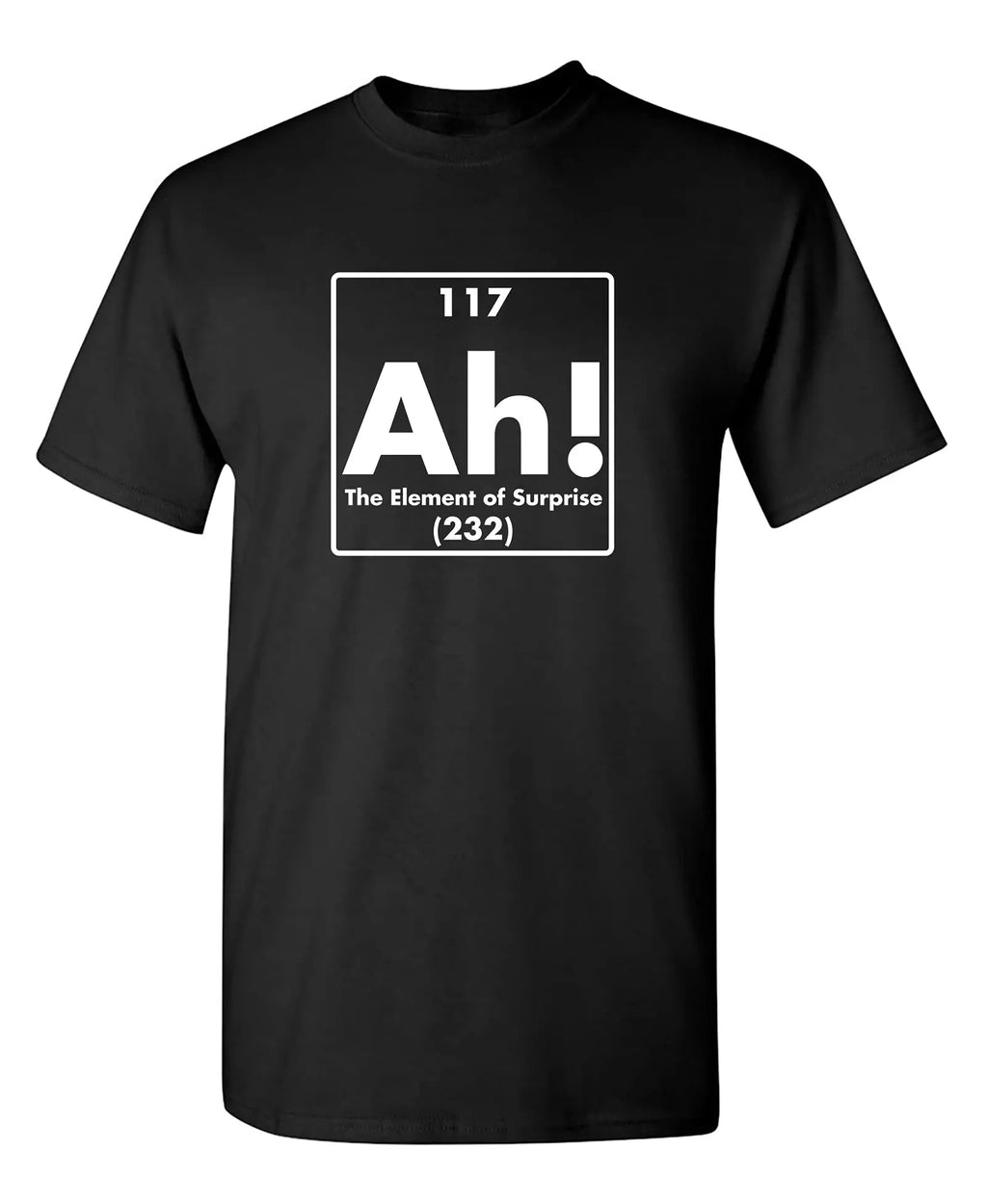 S-4XL Ah The Element Of Surprise | Mens Graphic T-Shirts Funny | Cool Graphic Tees Men Vintage | Novelty Sarcastic Funny T Shirt