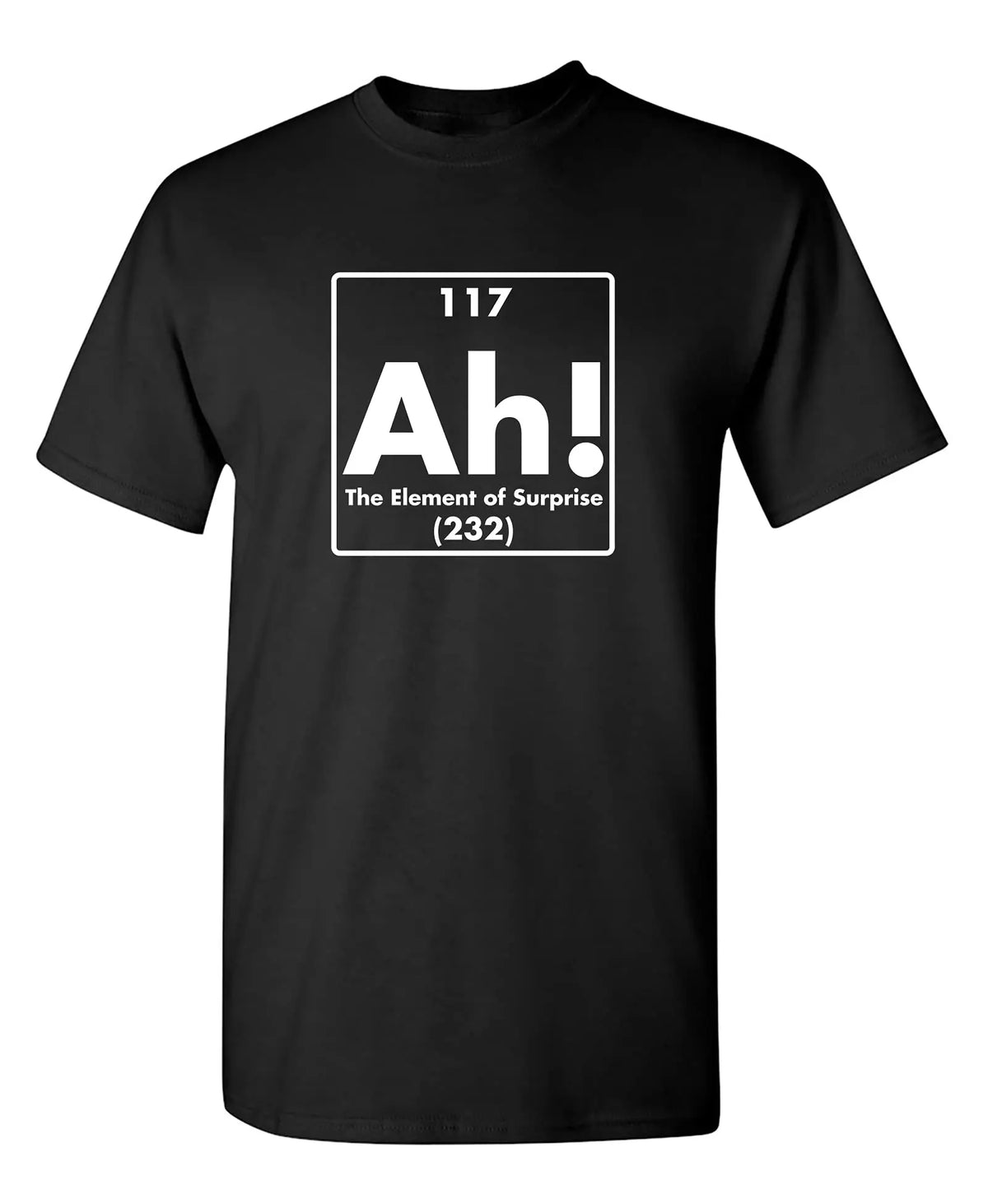 S-4XL Ah The Element Of Surprise | Mens Graphic T-Shirts Funny | Cool Graphic Tees Men Vintage | Novelty Sarcastic Funny T Shirt