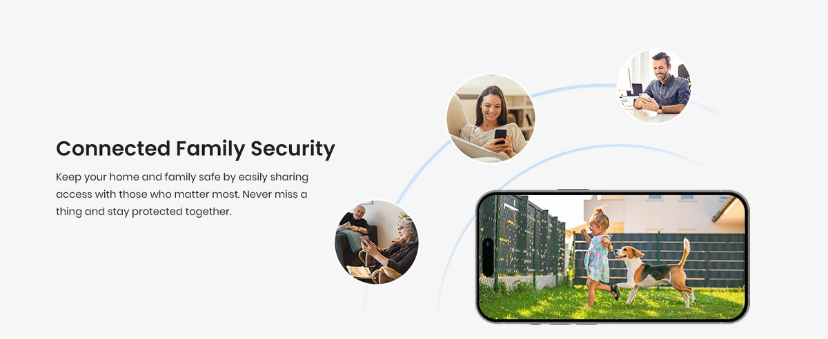 Dekco 3MP Solar Camera System 2 Cam Kit Wireless Cam System Surveillance Wifi PTZ Camera Set with Home Hub Support Alex