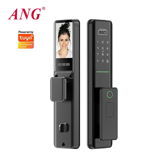 Door lock Digital fingerprint Electronic aluminum alloy Intelligent automatic graffiti Wifi Palm vein door lock