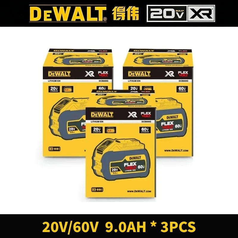 100% Genuine Dewalt 20V Battery, 2AH 5AH 6AH Rechargeable Lithium Ion Battery, Dewalt DCB200 Power Tool Replacement Battery