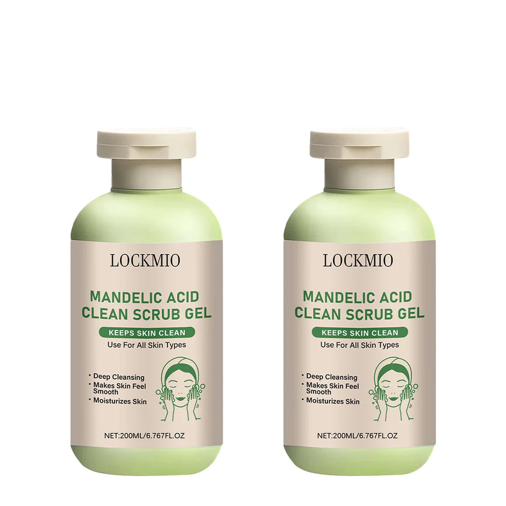 Gentle Exfoliator Dead Smooth Skin Care Product Deep Clean Scrub Improve Facial Texture Appearance Mandelic Acid Clean Scrub Gel