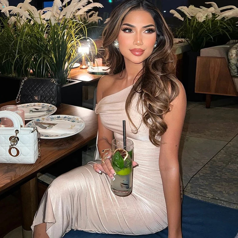 Hugcitar 2025 Fashion Solid Sleeveless Straps Tassel Irregular Sexy Slim Mini Dress Fall Women Clothes Evening Party Vacation
