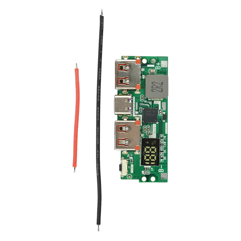 22.5W Fast Charging Motherboard Power Bank DIY Kit 1260110 Battery Box Power Bank DIY Kit 20000mAh Power Bank Case
