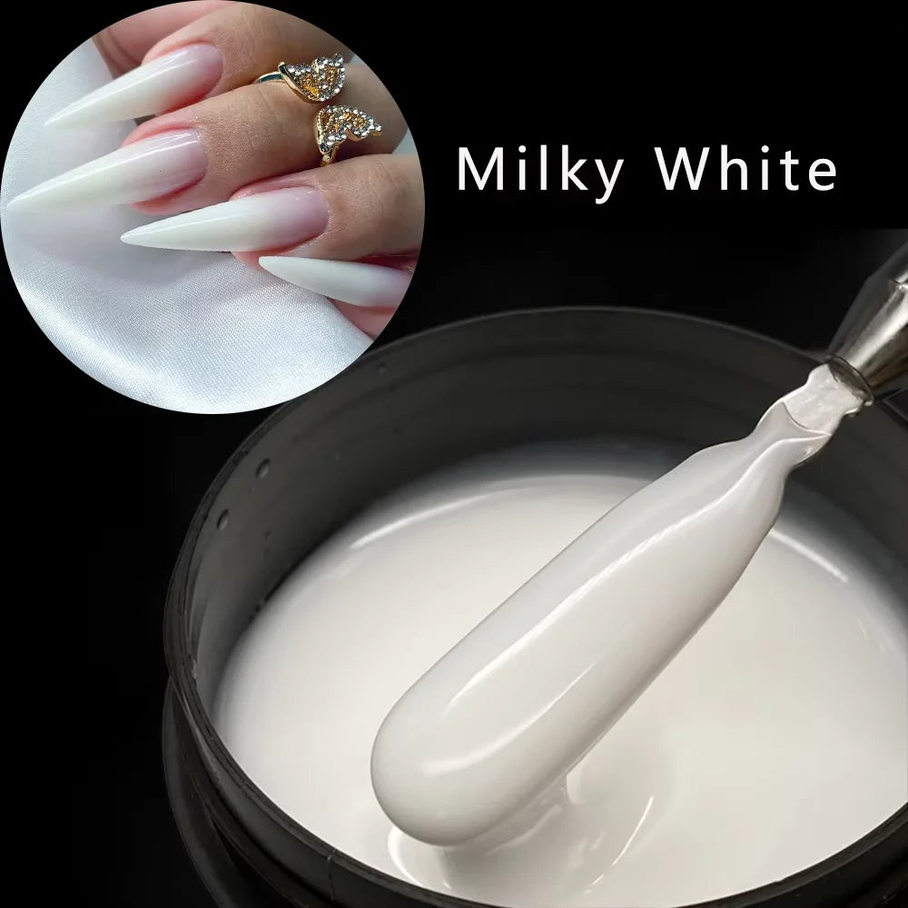 Jillnails Liquid Builder Nail Gel TPO Hema Free for Nail Extension Pink Brown Nude Milky White 50g/100g Nails UV Gel