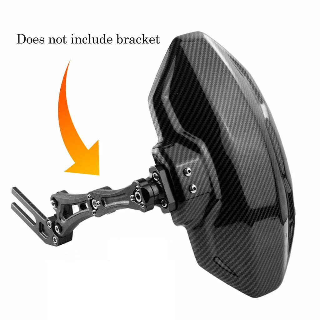 New Original Carbon Fiber Pattern Rear Fender for LANGFEITE GT4S Electric Scooter Carbon Textured Mudguard Plastic Splash Guard