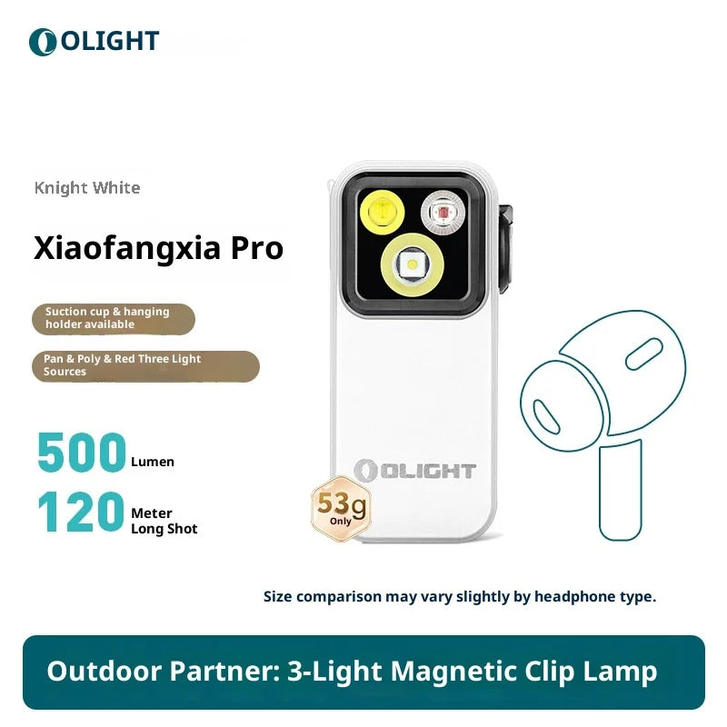 Olight Oclip Pro Outdoor Flashlight Portable Strong Light Camping Torch Long Range Rechargeable 500LM Aluminum Alloy Flashlight