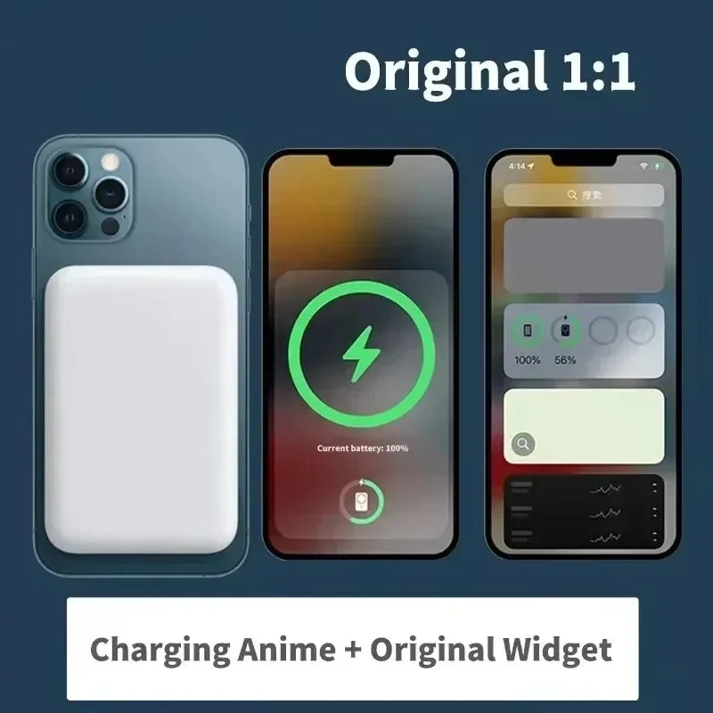 50000mAh Magnetic Power Bank PD 22.5W Wireless Fast Charger For Magsafe Portable Auxiliary Battery For iPhone 17 16 Xiaomi 17