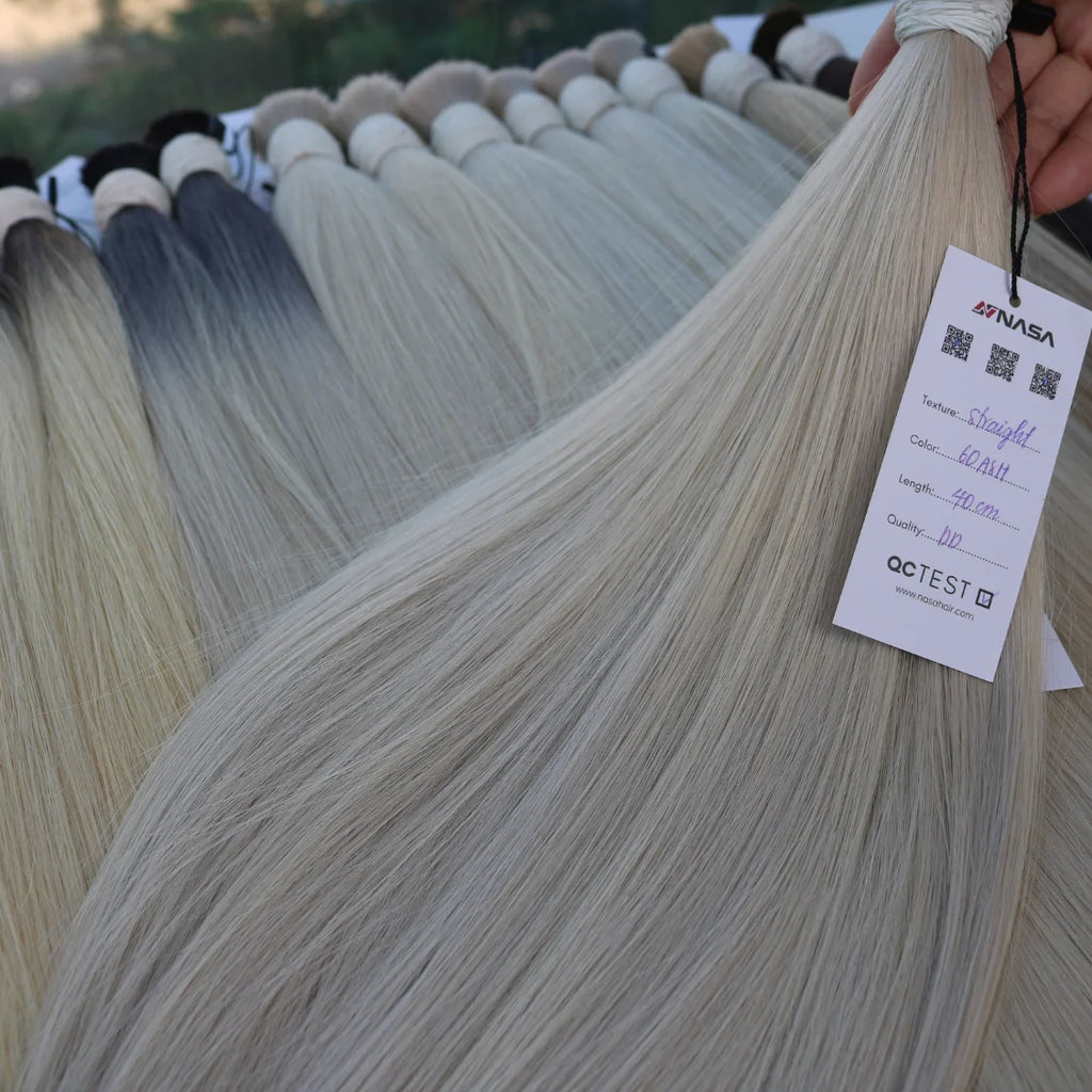Hot Selling 100 Grams Vietnamese Natural Straight Virgin Hair Bulk Extensions 100% Raw Unprocessed Human Hair Bleached Chemical