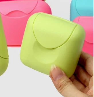Plastic Travel Soap Box Dish Plate Case Case Holder Container Wash Shower Home Shower Bathroom Sealed Soap Case