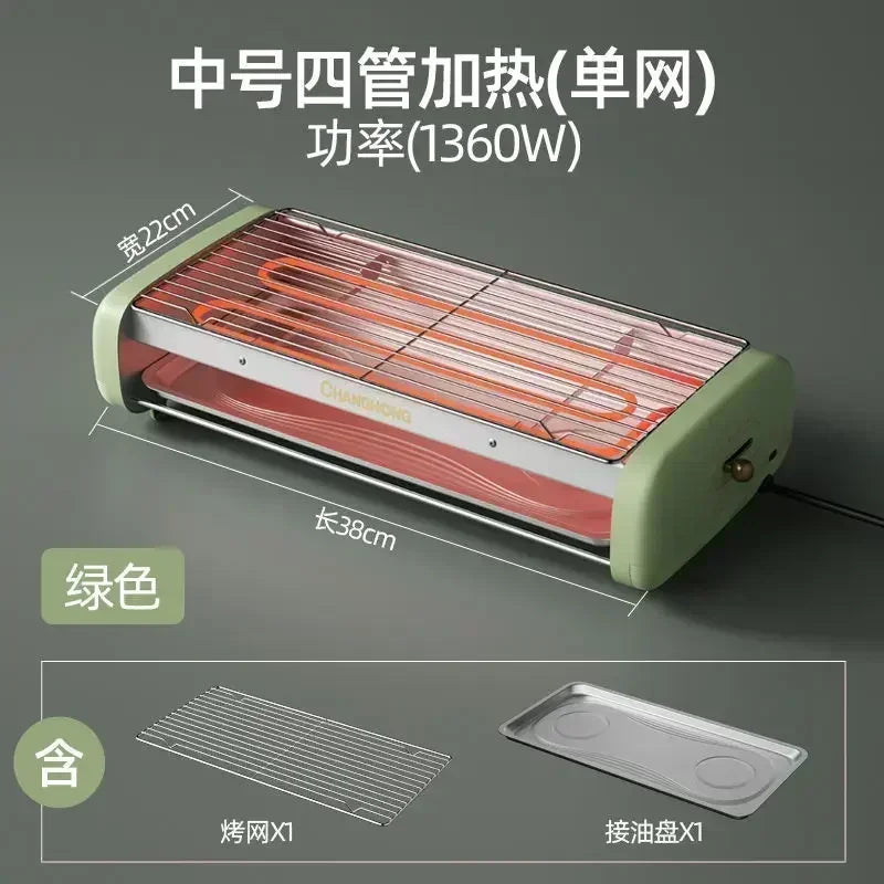 Oven Household Electric Barbecue Pan Smokeless Barbecue Pot Multifunctional Barbecue Oven Indoor220V духовка  electric grills