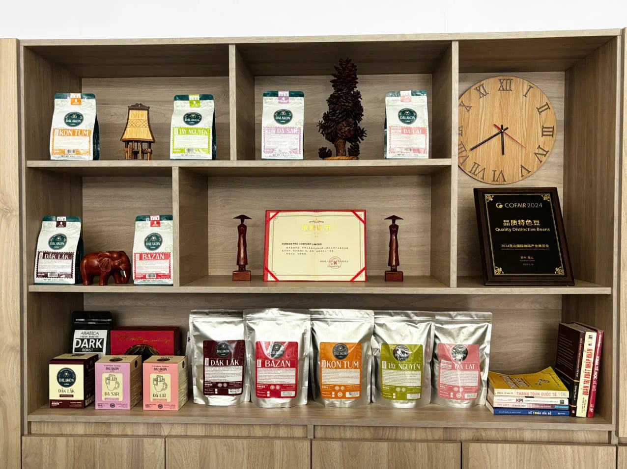 Best Price DALAKON 250g Whole Honey Espresso Coffee Orange Bag Vietnam Robusta Light Roast Caramel Sweet Taste Premium