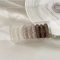 High Grade Gradient Telephone Cable Hairband Feminine Temperament No Harm High Elasticity Durable Rubber Band Hair Rope