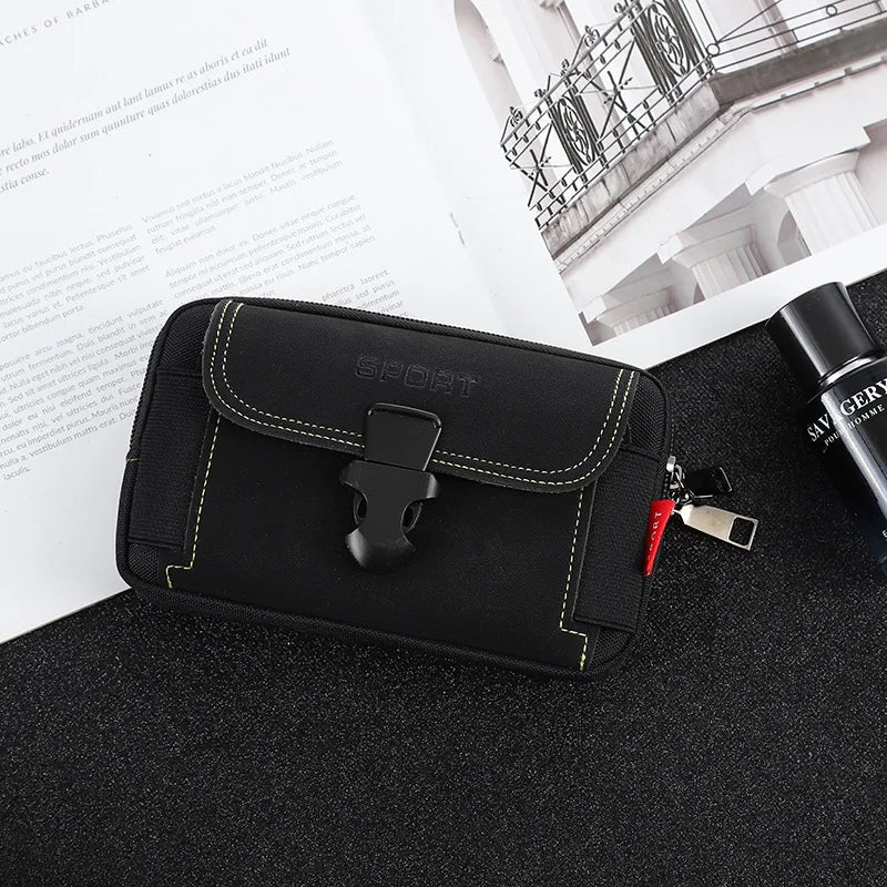 Unisex Belt Pouch Phone Pouch Phone Holster Pouch Mobile Belt Pouch Small Tactical Belt Backpack Card Holder